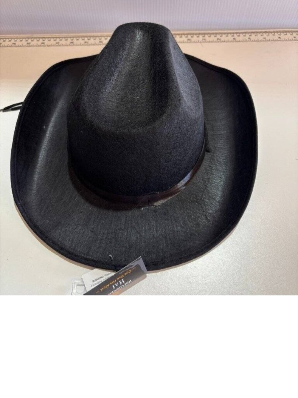 Cowboy Western Hat Halloween Costume Accessory Black OS Teen Adult 14+